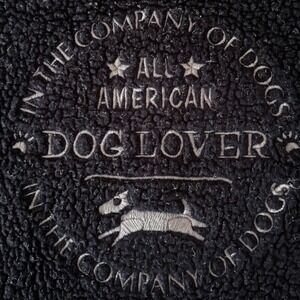 Vtg North Shore Trading Dog Lover Fleece Navy Sherpa Oversize Sweater Large